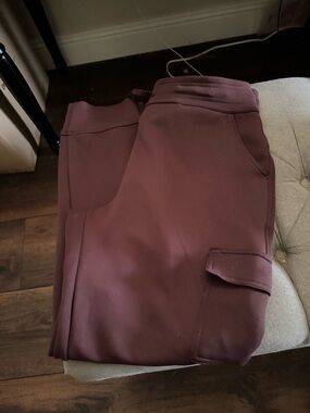 Mauve Drawstring Athletic Shorts